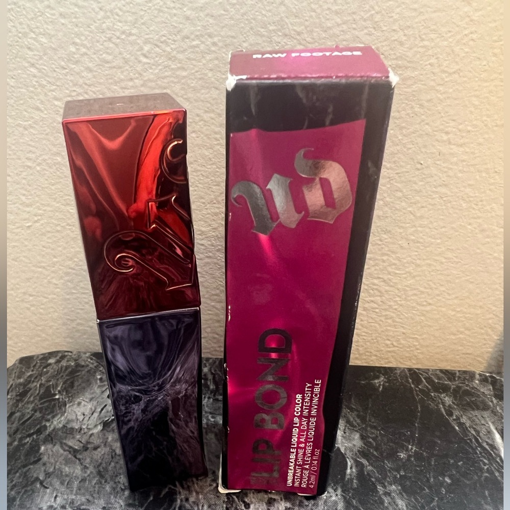 UD Lip Bond Lipstick unbreakable liquid lip color ..shade. raw footage NIB